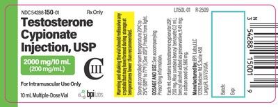 10 mL Vial Label (Li150l 01 R2509 Ptc1)